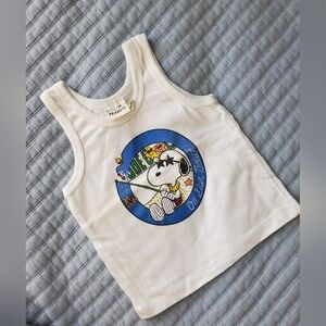 VTG Snoopy Peanuts Tank Top 90s 80s Vintage